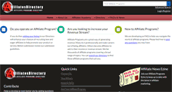 Desktop Screenshot of affiliatesdirectory.com